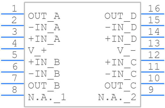 LTC6254CMS#PBF - Analog Devices - PCB symbol