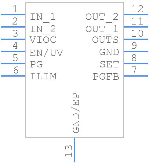 LT3045IMSE-1#PBF - Analog Devices - PCB symbol