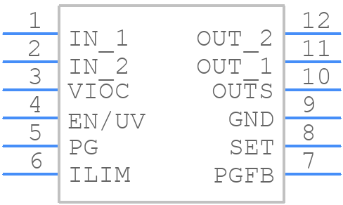 LT3045EDD-1#PBF - Analog Devices - PCB symbol