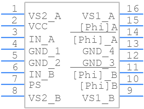 TB6674PG - Toshiba - PCB symbol
