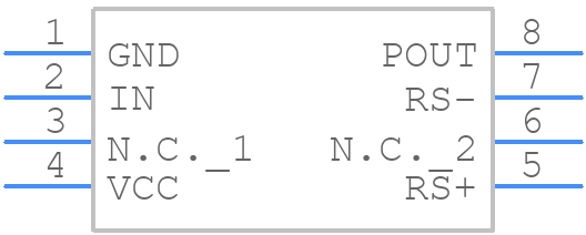 MAX4210EEUA+ - Analog Devices - PCB symbol