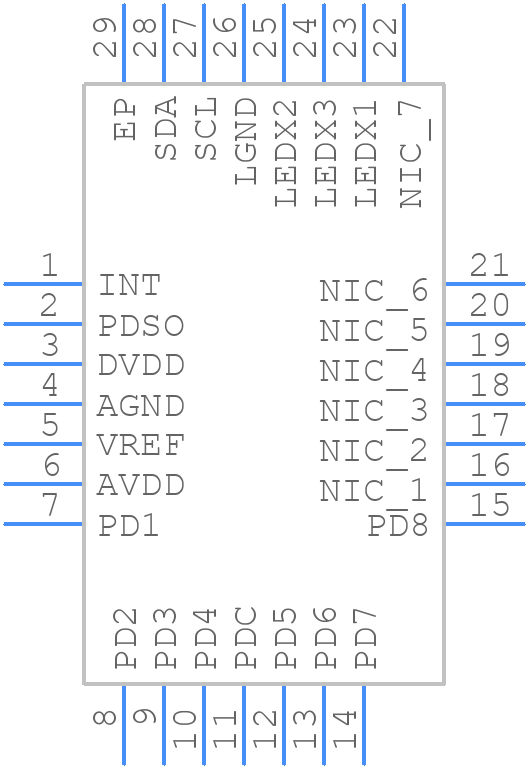 ADPD103BCPZRL - Analog Devices - PCB symbol