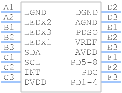 ADPD103BCBZRL7 - Analog Devices - PCB symbol