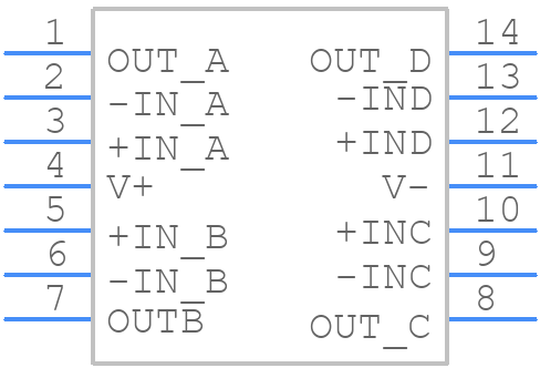 OP4177ARZ-REEL7 - Analog Devices - PCB symbol