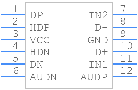 NCN1188MUTAG - onsemi - PCB symbol
