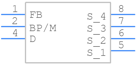 LNK606GG - Power Integrations - PCB symbol