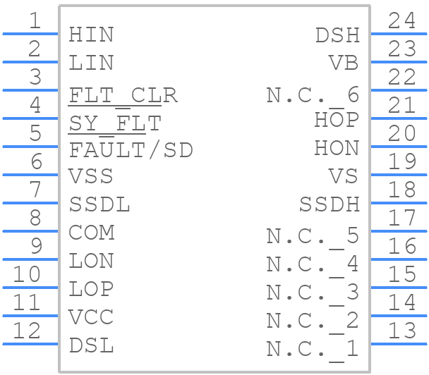 IR2114SSPBF - Infineon - PCB symbol