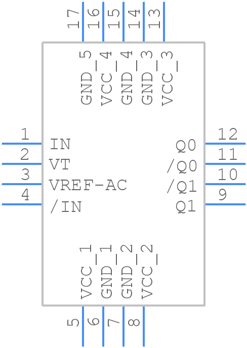 SY58012UMG-TR - Microchip - PCB symbol