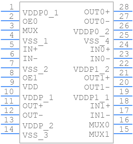 SN65LVCP15PW - Texas Instruments - PCB symbol