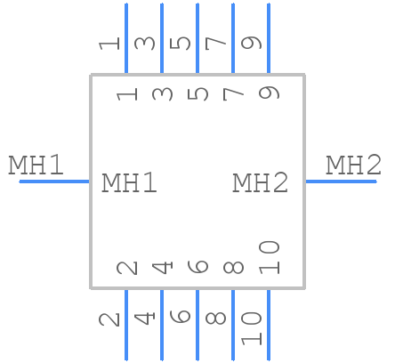 XG4A-1032 - Omron Electronics - PCB symbol