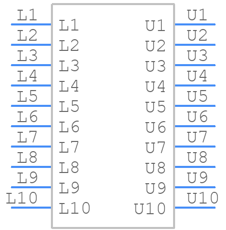 XG4A-1039-A - OMRON Electronics - PCB symbol