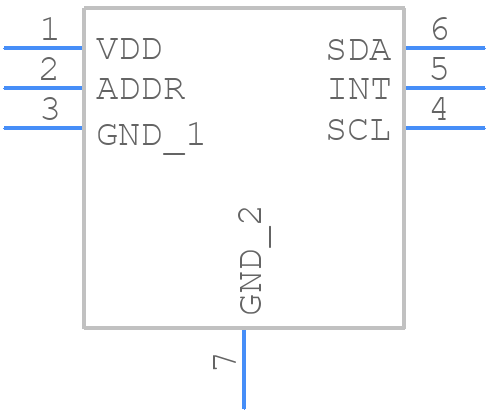 OPT3001IDNPRQ1 - Texas Instruments - PCB symbol