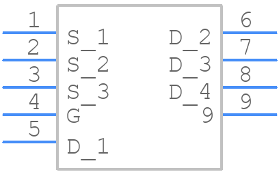 CSD17579Q5AT - Texas Instruments - PCB symbol