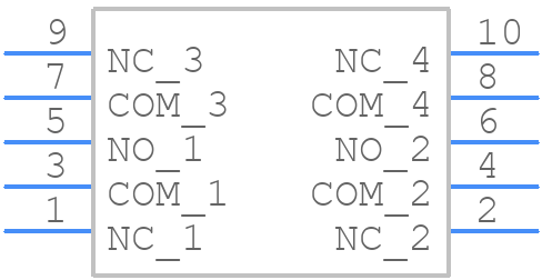 6CJ1NOPR - Apem - PCB symbol