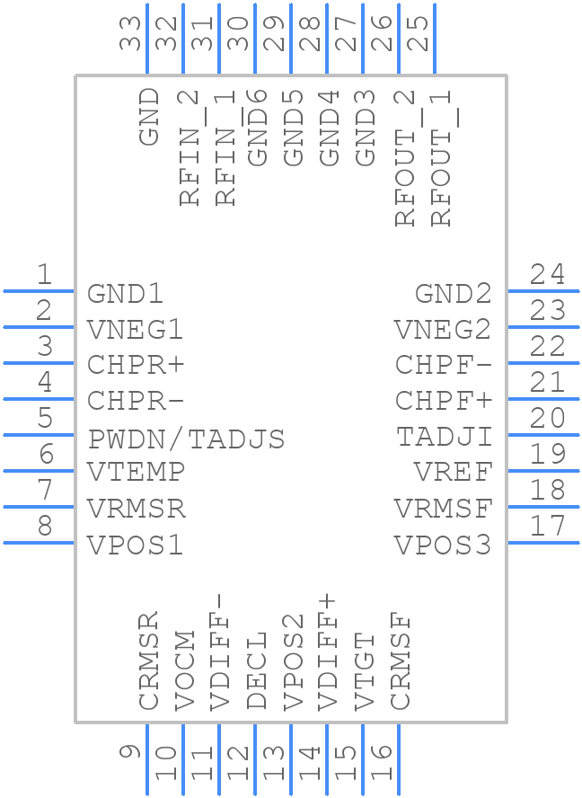 ADL5920ACPZ-R7 - Analog Devices - PCB symbol