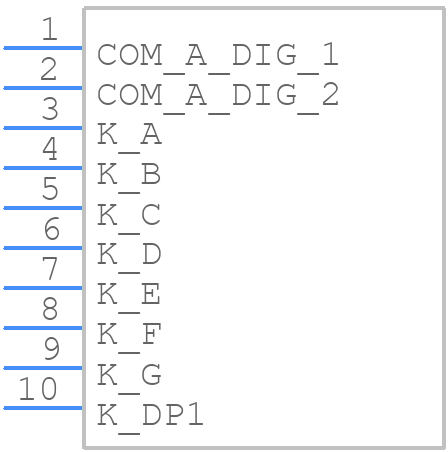 LDD-M514RI-RA - Lumex - PCB symbol