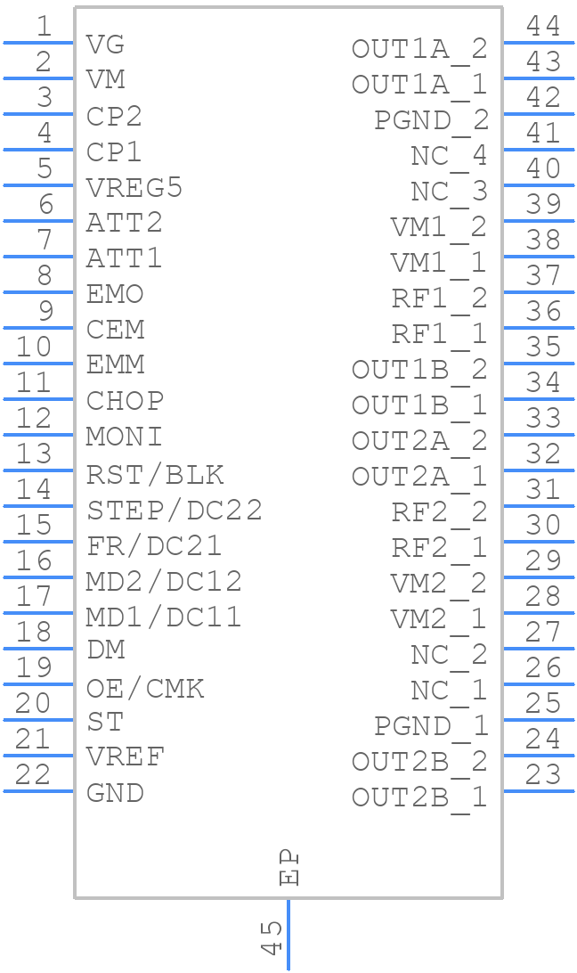 LV8736V-MPB-H - onsemi - PCB symbol