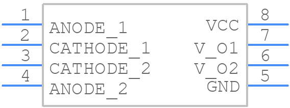 HCPL-2631-500E - Avago Technologies - PCB symbol