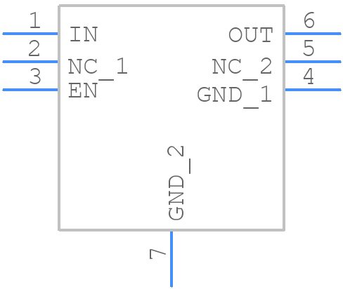 LDLN015PU33R - STMicroelectronics - PCB symbol
