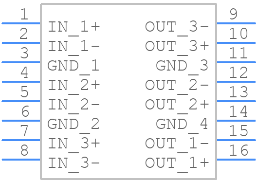 EMI4183MTTAG - onsemi - PCB symbol