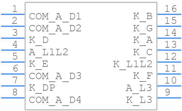 TDCG1050M - Vishay - PCB symbol
