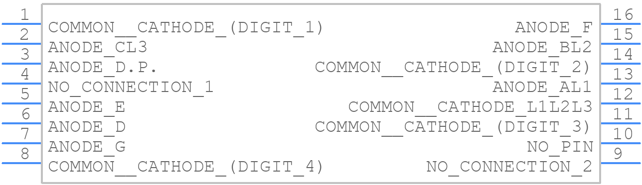 LTC-2723WC - Lite-On - PCB symbol