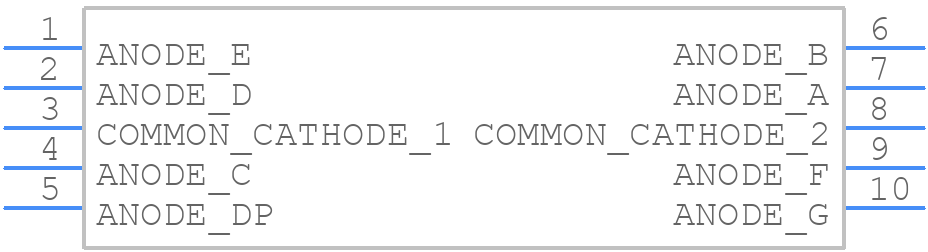 VDMR10C0 - Vishay - PCB symbol