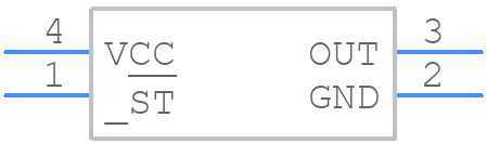 SG7050CCN 16.000000M-HJGA3 - Epson Timing - PCB symbol