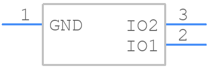 ESD122DMXR - Texas Instruments - PCB symbol