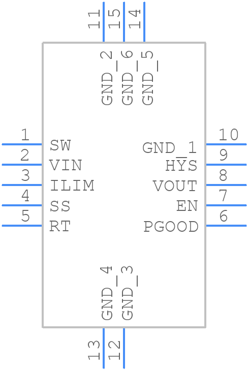 LM5166YDRCT - Texas Instruments - PCB symbol