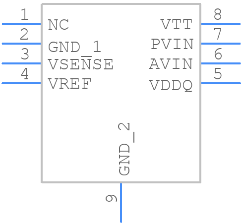 LP2995MRX/NOPB - Texas Instruments - PCB symbol
