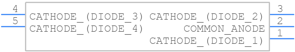 PESD5V0L4UG,115 - Nexperia - PCB symbol