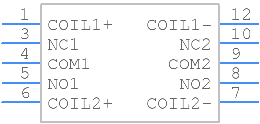 EE2-5TNU - Yageo Group - PCB symbol