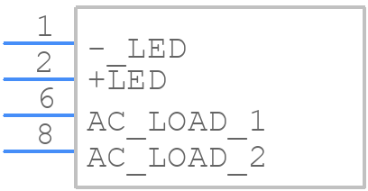 PS2601 - LITTELFUSE - PCB symbol