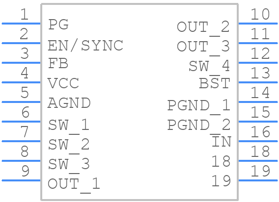 MPM3515GQV-Z - Monolithic Power Systems (MPS) - PCB symbol