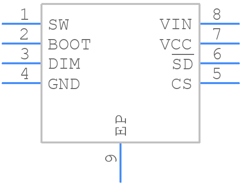ILD8150E - Infineon - PCB symbol