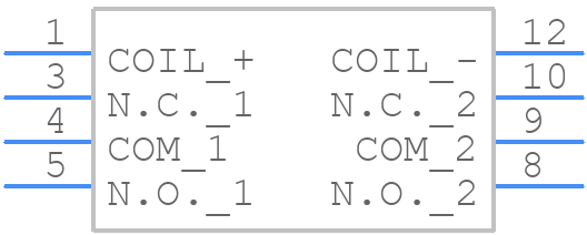 V23079A2001B301 - TE Connectivity - PCB symbol