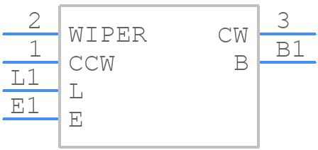 PTL20-10O0-103B2 - Bourns - PCB symbol