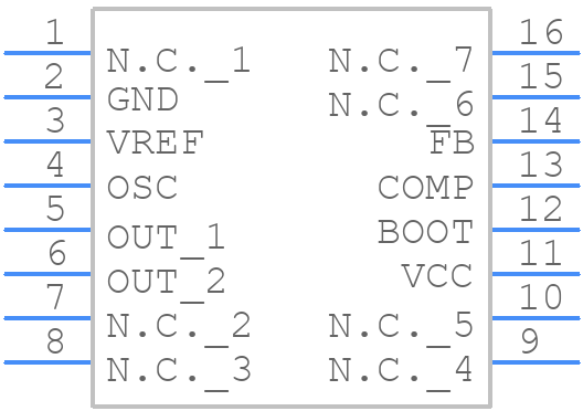 L4976D013TR - STMicroelectronics - PCB symbol