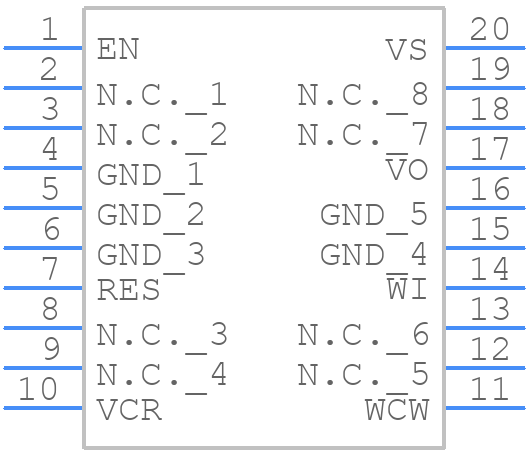 L4979MD - STMicroelectronics - PCB symbol