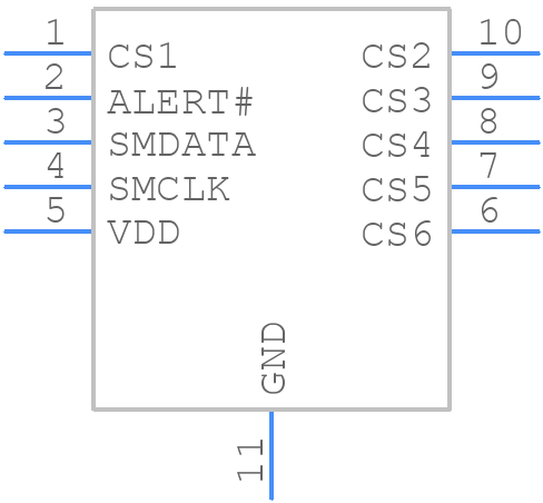 CAP1206-1-AIA-TR - Microchip - PCB symbol