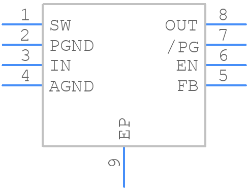 MIC2876-AYMT-T5 - Microchip - PCB symbol