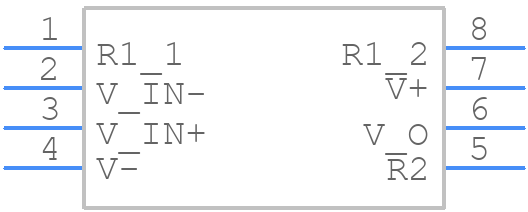 INA337AIDGKR - Texas Instruments - PCB symbol