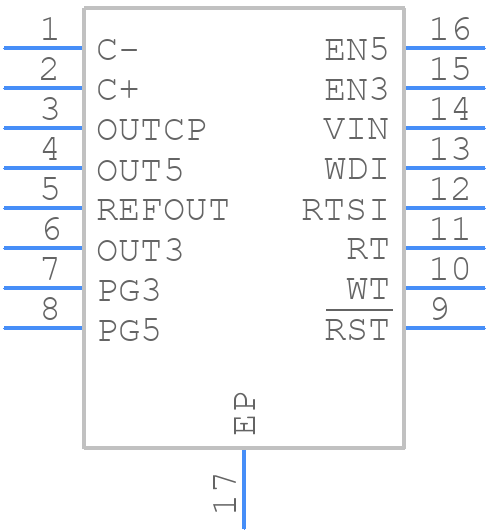 LTC3256IMSE#PBF - Analog Devices - PCB symbol