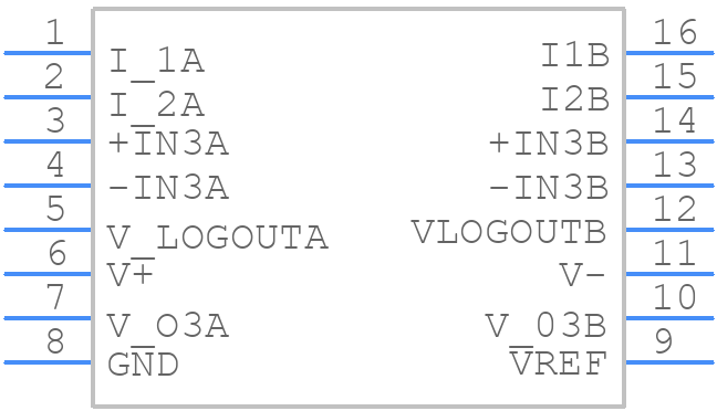 LOG2112AIDWRE4 - Texas Instruments - PCB symbol