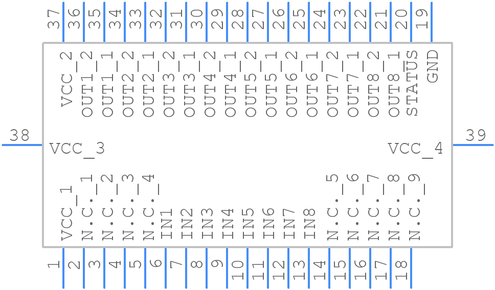 VN808TR-E - STMicroelectronics - PCB symbol