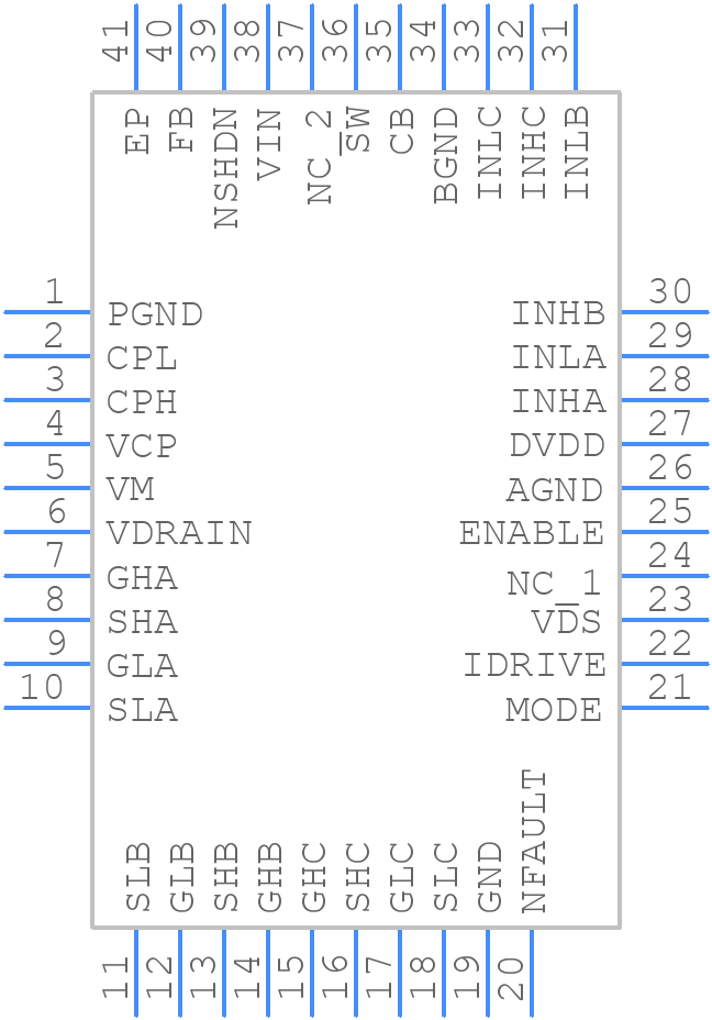 DRV8320RHRHAT - Texas Instruments - PCB symbol