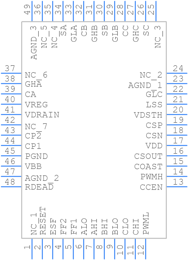 A4935KJPTR-T - Allegro Microsystems - PCB symbol