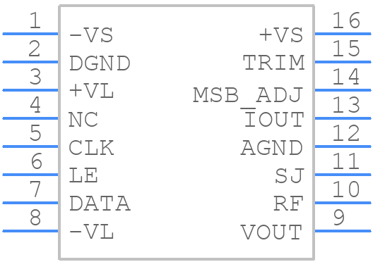 AD1856RZ - Analog Devices - PCB symbol