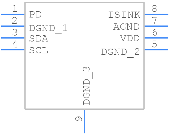 AD5398BCPZ-REEL7 - Analog Devices - PCB symbol